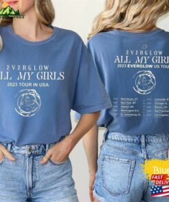 Comfort Colors Everglow Us Tour All My Girls 2023 T Shirt Fan Shirt Concert Hoodie Unisex 3