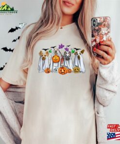 Comfort Colors Halloween Dog Shirt T Shirt Ghost Unisex Sweatshirt 4