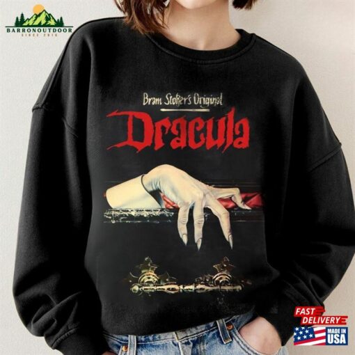 Comfort Colors Halloween Dracula Tee Movie Poster Vampire Shirt Horror 2023 Sweatshirt Hoodie