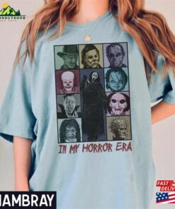 Comfort Colors In My Horror Era Color Shirt Movie Character Eras Tour Halloween Sweatshirt Hoodie 4