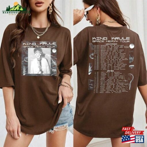 Comfort Colors King Krule 2023 Space Heavy Tour Shirt Fan Concert For T-Shirt Unisex