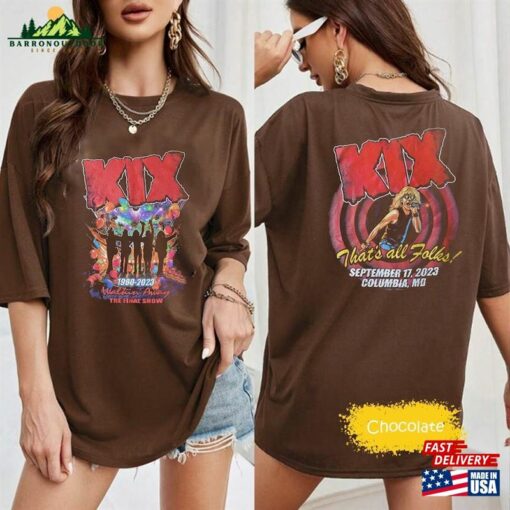 Comfort Colors Kix September 17 2023 Walkin’ Away Merriweather Post Pavilion Columbia Md The Final Show Custom Event Shirt Unisex Classic