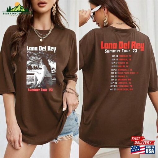 Comfort Colors Lana Del Rey Summer 2023 Tour T-Shirt Classic Tee Unisex Hoodie