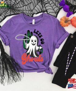 Comfort Colors Lets Go Ghouls Shirt Vintage Ghost Unisex Hoodie
