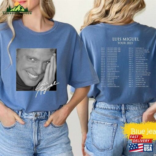 Comfort Colors Luis Miguel Tour 2023 Shirt Fan T-Shirt Hoodie