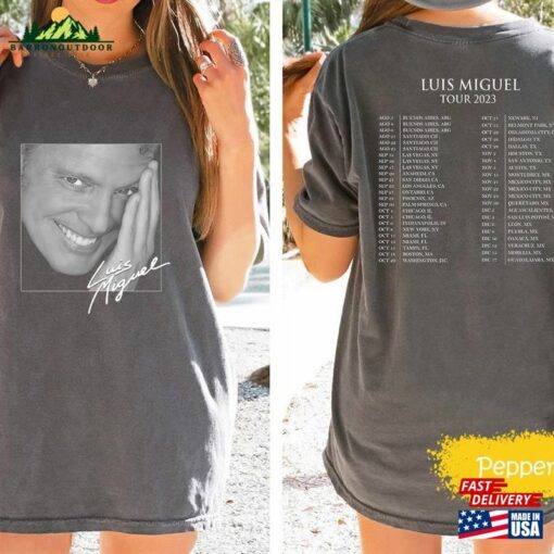 Comfort Colors Luis Miguel Tour 2023 Shirt Fan T-Shirt Hoodie