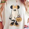 Comfort Colors Minnie Ghost Halloween Shirt Retro Spooky Season Mickey Classic Sweatshirt