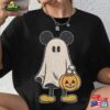 Comfort Colors Minnie Ghost Halloween Shirt Vintage Spooky Season Mickey Classic Sweatshirt