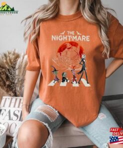 Comfort Colors Nightmare Before Christmas Shirt Jack Skellington Lock Shock Classic Sweatshirt