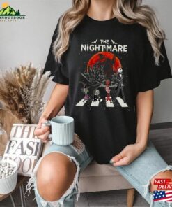 Comfort Colors Nightmare Before Christmas Shirt Jack Skellington Lock Shock T Shirt Sweatshirt 4