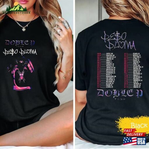 Comfort Colors Peso Pluma Music Shirt Doble P Tour 2023 Fan T-Shirt Hoodie