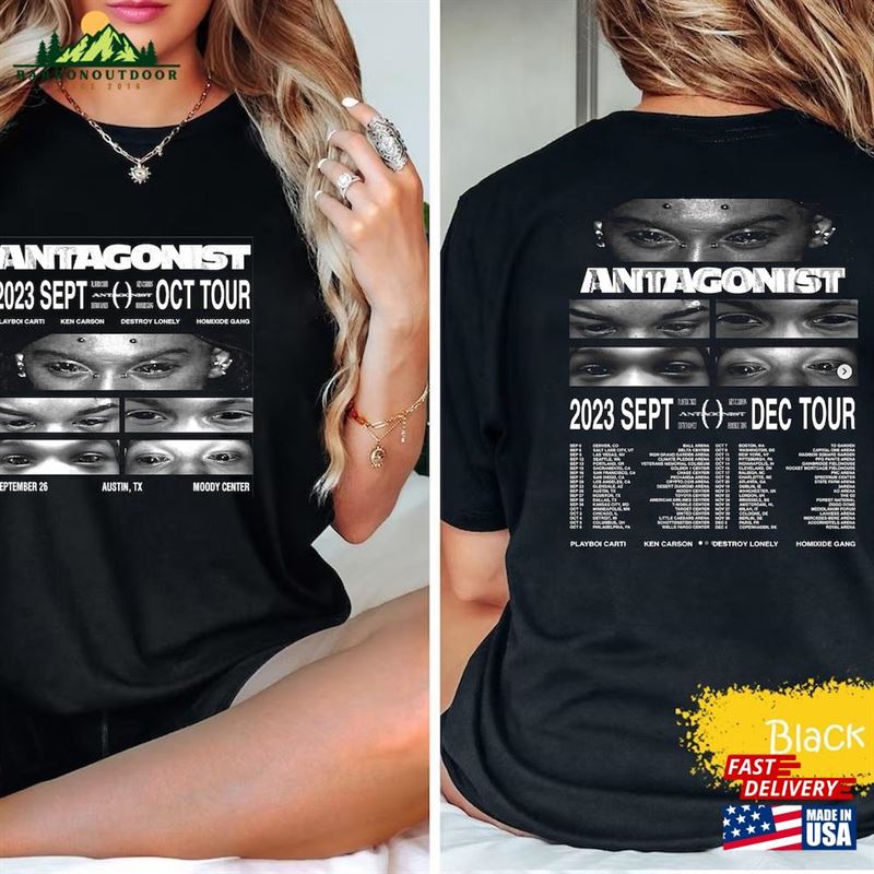 Comfort Colors Playboi Carti Antagonist Tour 2023 Shirt Fan Concert Classic Unisex Comfort Colors Playboi Carti Antagonist Tour 2023 Shirt Fan Concert Classic Unisex