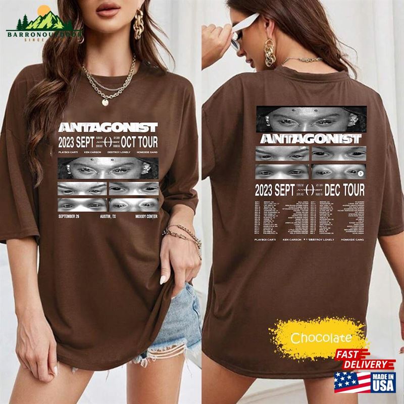 Comfort Colors Playboi Carti Antagonist Tour 2023 Shirt Fan Concert Classic Unisex Comfort Colors Playboi Carti Antagonist Tour 2023 Shirt Fan Concert Classic Unisex