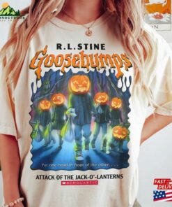Comfort Colors Retro Goosebump Shirt One Day At Horror Land Classic R L S Sweatshirt Halloween Unisex