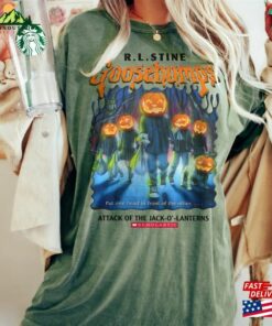 Comfort Colors Retro Goosebump Shirt One Day At Horror Land Classic R L S Sweatshirt Halloween Unisex 4