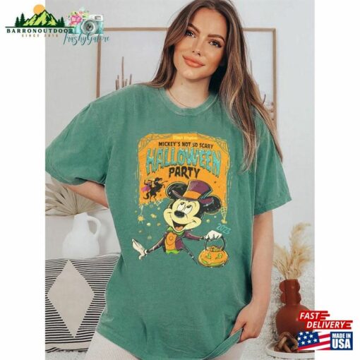 Comfort Colors Shirt Mickey’s Not So Scary Halloween Party Hoodie Sweatshirt