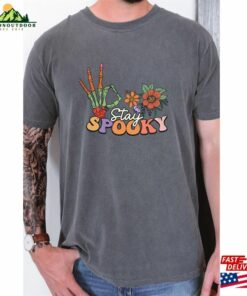 Comfort Colors Stay Spooky Shirt Minimal Halloween T T Shirt Sweatshirt 3
