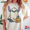 Comfort Colors Stitch Ghost Halloween Shirts Retro Pumpkin Sweatshirt Mickey Unisex