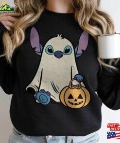 Comfort Colors Stitch Ghost Halloween Shirts Retro Pumpkin Sweatshirt Mickey Unisex 4