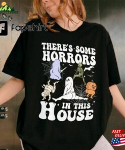 Comfort Colors There’S Some Horrors In This House Shirt Halloween Party Sweatshirt Unisex