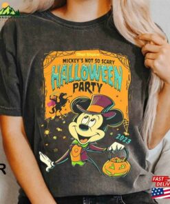 Comfort Colors Vintage Disney Halloween Shirt Mickey’s Not So Scary Party T-Shirt Sweatshirt