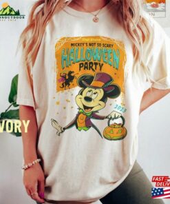 Comfort Colors Vintage Disney Halloween Shirt Mickey’s Not So Scary Party T-Shirt Sweatshirt