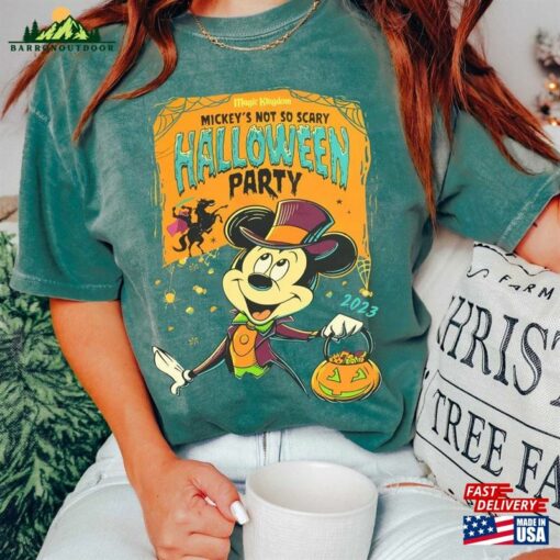 Comfort Colors Vintage Disney Halloween Shirt Mickey’s Not So Scary Party T-Shirt Sweatshirt