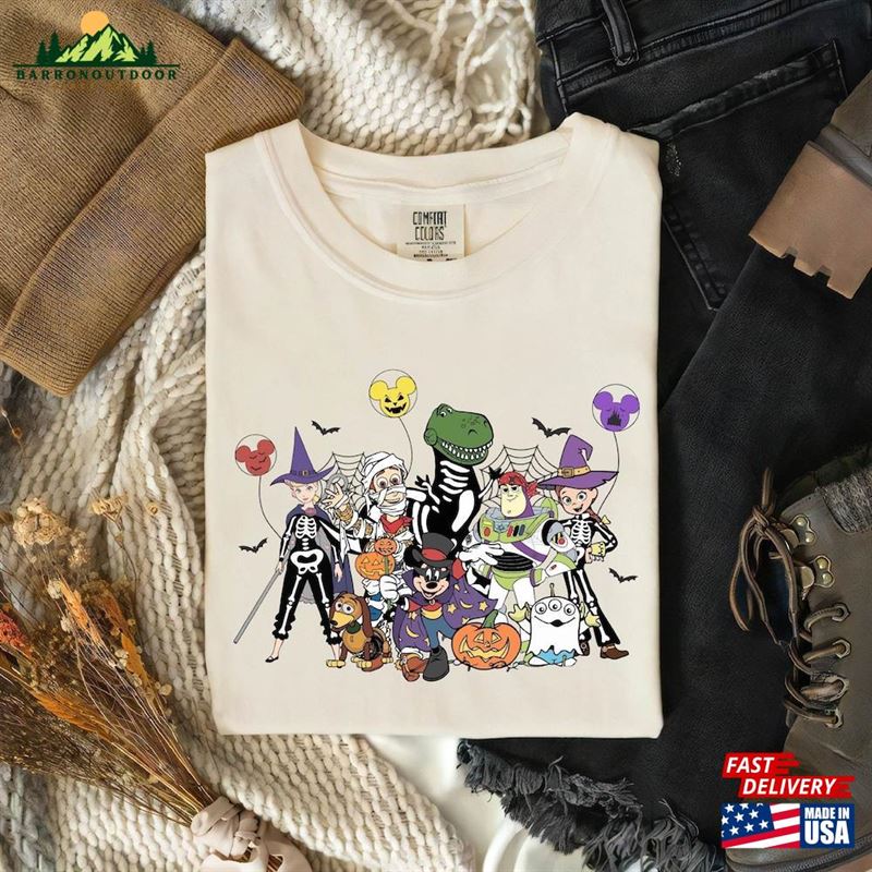 Comfort Colors Vintage Disney Toy Story Halloween You've Got A Friend In Me Shirt T-Shirt Unisex Comfort Colors Vintage Disney Toy Story Halloween You've Got A Friend In Me Shirt T-Shirt Unisex