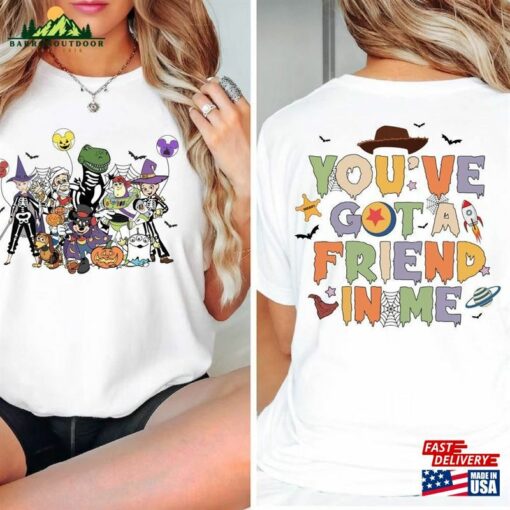 Comfort Colors Vintage Disney Toy Story Halloween You’ve Got A Friend In Me Shirt Unisex T-Shirt