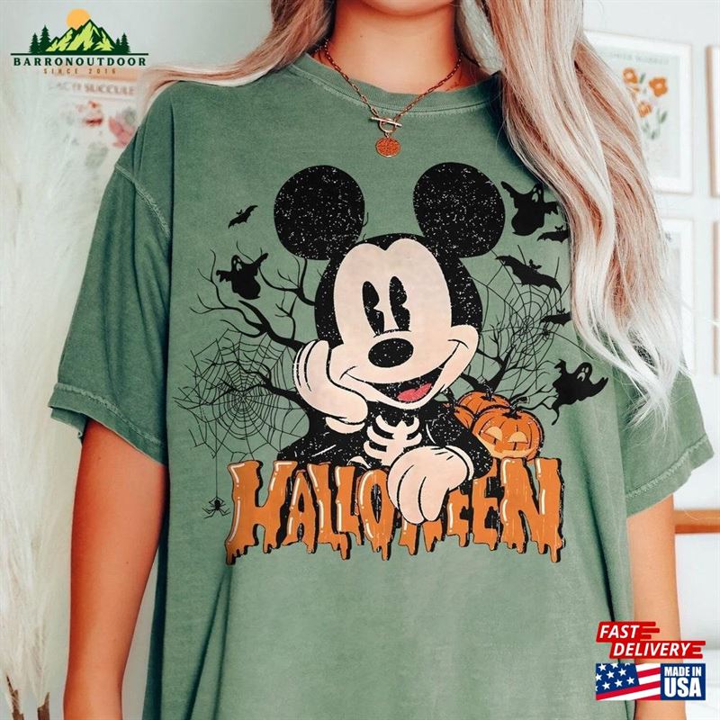 Comfort Colors Vintage Mickey Halloween Shirt Retro Disney Disneyland Hoodie Unisex Comfort Colors Vintage Mickey Halloween Shirt Retro Disney Disneyland Hoodie Unisex