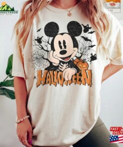 Comfort Colors Vintage Mickey Halloween Shirt Retro Disney Disneyland Hoodie Unisex 3