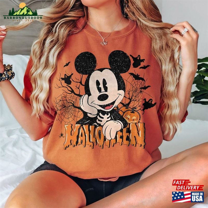 Comfort Colors Vintage Mickey Halloween Shirt Retro Disney Disneyland Hoodie Unisex Comfort Colors Vintage Mickey Halloween Shirt Retro Disney Disneyland Hoodie Unisex