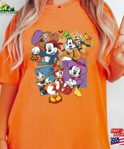 Comfort Colors Vintage Walt Disney World Halloween Shirt Mickey And Friends Disneyworld Tee Hoodie T-Shirt