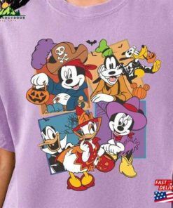 Comfort Colors Vintage Walt Disney World Halloween Shirt Mickey And Friends Disneyworld Tee Hoodie T-Shirt