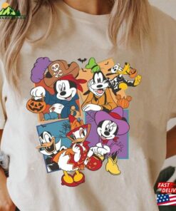 Comfort Colors Vintage Walt Disney World Halloween Shirt Mickey And Friends Disneyworld Tee Hoodie T Shirt 3
