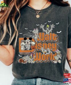 Comfort Colors Walt Disney World Halloween Shirt Mickey Friends Disneyworld Shirts Hoodie Unisex