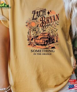 Comfort Colors Zach Bryan Something In The Orange Shirt Vintage Fan Gift Country Music Hoodie Sweatshirt Classic 3