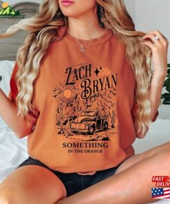 Comfort Colors Zach Bryan Something In The Orange Shirt Vintage Fan Gift Country Music Hoodie Sweatshirt Classic 4