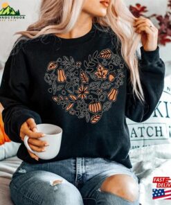 Cottagecore Fall Sweatshirt For Women Vintage Halloween Thanksgiving Crewneck T Shirt Classic 4