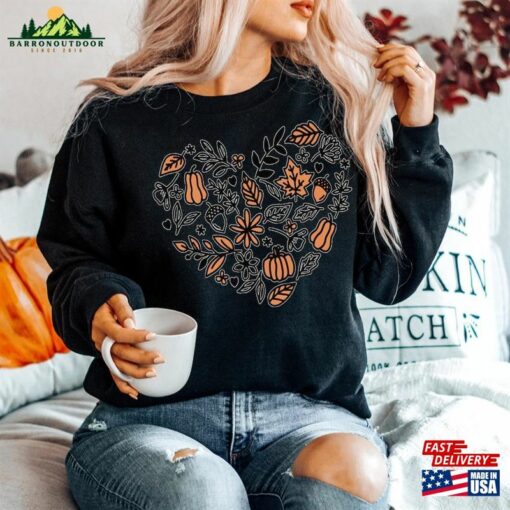 Cottagecore Fall Sweatshirt For Women Vintage Halloween Thanksgiving Crewneck T-Shirt Classic