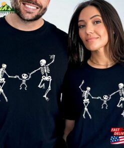 Couple Pregnancy Announcement Shirt Halloween We’re Pregnant T-Shirt Unisex Sweatshirt