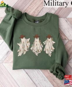 Cowboy Ghost Sweatshirt Halloween Western T Shirt Unisex 4