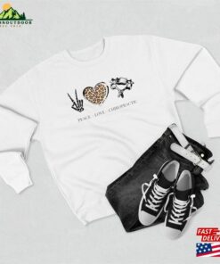 Cozy Fall Peace Love Chiro Sweater Chiropractor Gift Halloween Sweatshirt T Shirt 3