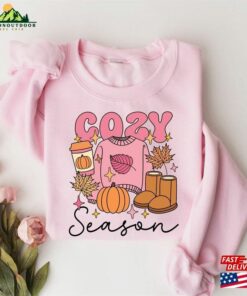 Cozy Season Fall Sweatshirt 2023 Happy Thanksgiving Hello Pumpkin Classic T Shirt 3