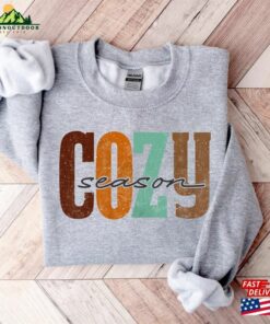 Cozy Season Fall Sweatshirt 2023 Happy Thanksgiving Hello Pumpkin Classic Unisex 3