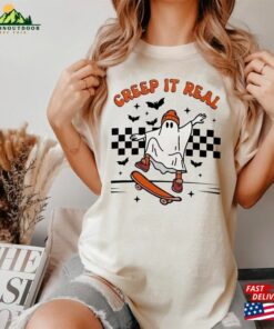 Creep It Real Halloween (r) Retro Shirt Gift Classic Sweatshirt 3