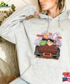 Creep It Real Halloween Sweatshirt B91 Fall Season Hoodie Ghost Lover Unisex T Shirt 3