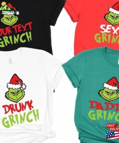 Custom Christmas Matching T-Shirt Personalized Shirt Grinch Mean Hoodie