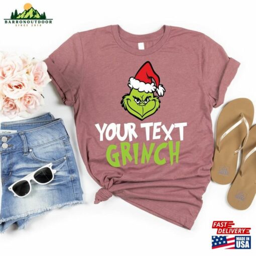 Custom Christmas Matching T-Shirt Personalized Shirt Grinch Mean Hoodie