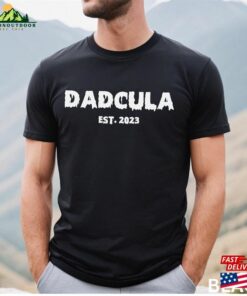 Custom Dadcula Est Halloween Shirt First Time Dad Gift New Gifts For Sweatshirt Unisex 3
